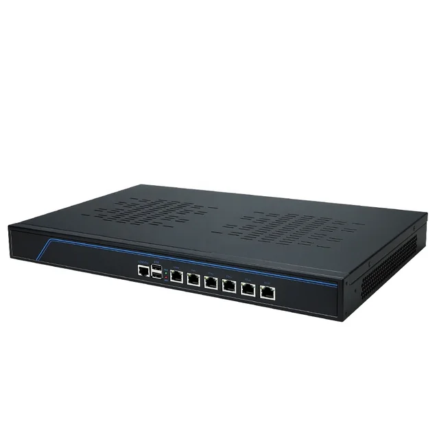 Own Brand D525 pfsense firewall rackmount appliance in-tel core i5 i7 router VGA 6* LAN 4G memory 64G SSD mini pc firewall