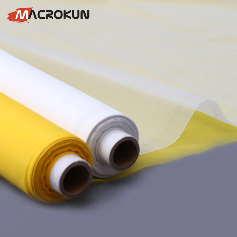 Polyester Silk Screen Printing Mesh Bolting Cloth 32T 36T 39T 43T 47T 54T 59T 64T 72T 77T 80T 90T 100T 120T