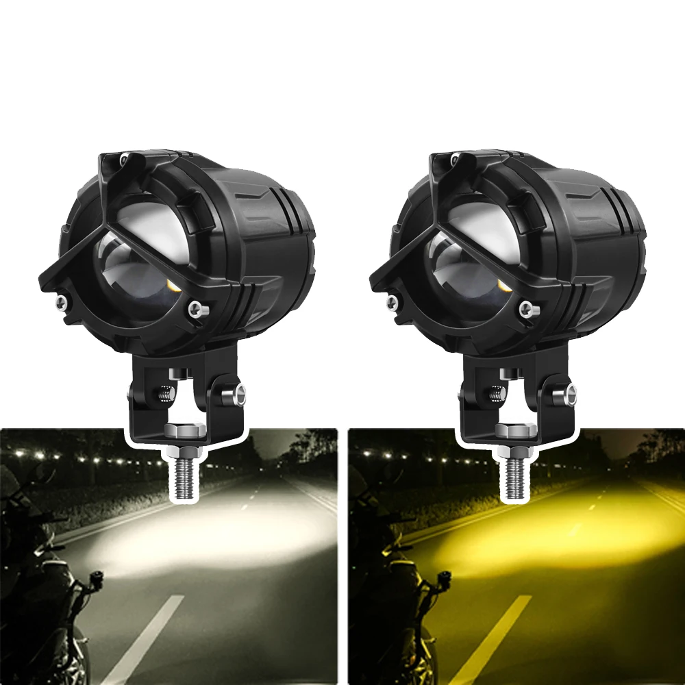 dual colour led headlight for bike