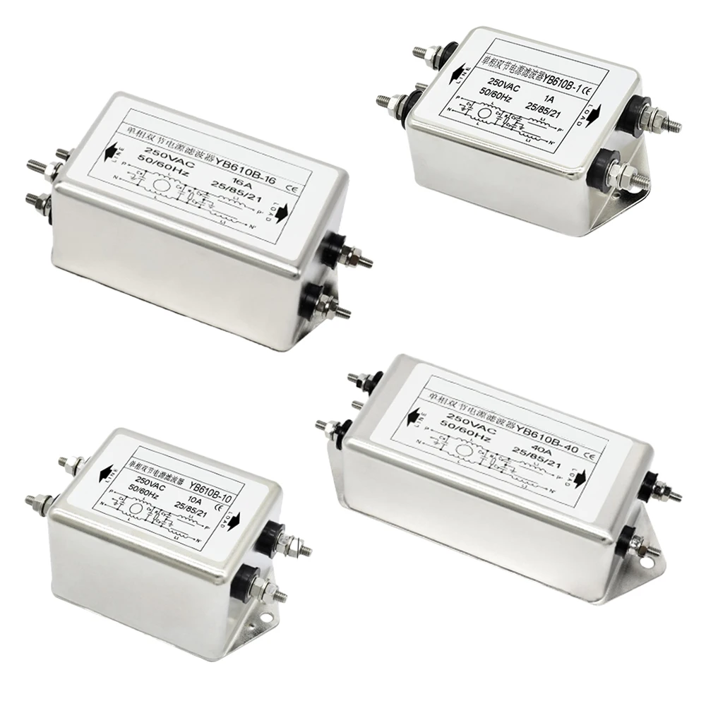 Medical Grade Enhanced Power Filter 250V 1A-40A Heavy Duty Double-Stage LV Products