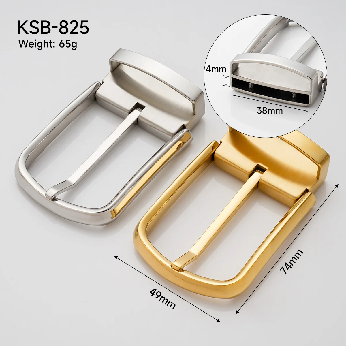 New gold electrician belt buckle fits 1.5\