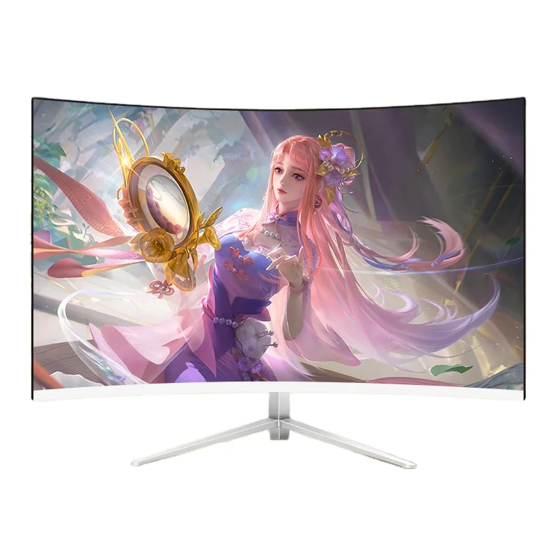 Lanlipu brand high quality  32 Inch OEM Curved Screen DP +USB Interface HD Gaming Monitor