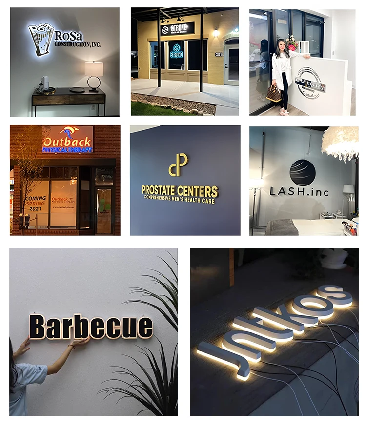 product custom led art letter lamp for milk tea shop yoga studio internet cafe front desk clothing signboard door head ceiling lights-6