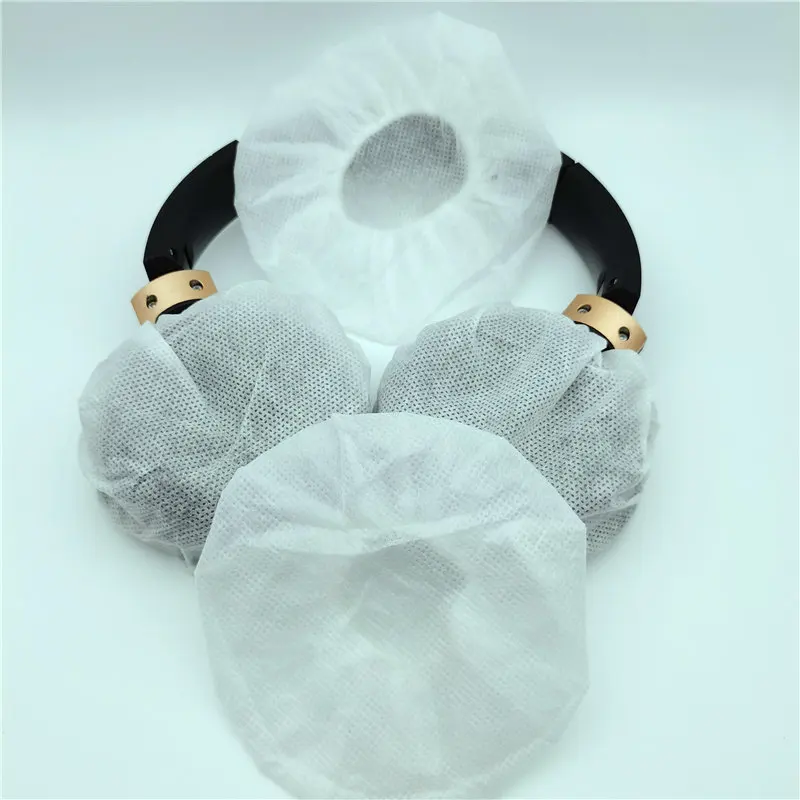 Biodegradable Packing Bag Disposable Cover Headphone Non Woven Airlines Ear Pad Cover manufacture