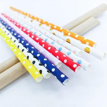 Custom Manufacturer color desgin Drinking Straw Paper Straw