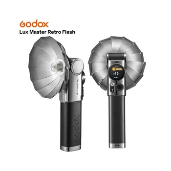 Godox Flash Lux Master Retro TTL HSS Camera Flash Vintage Flashlight Touchscreen Built in Battery 2.4G Wireless X System