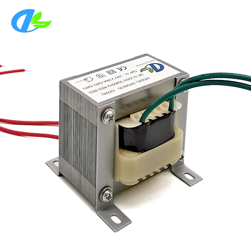 Ei6636 50w Single Phase Auto Audio Output Ac 50w Power Transformer