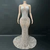 Maglia nuda con pietra bianca