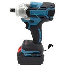 High-Torque Brushless 18V Rechargeable Lithium Battery Impact Wrench for DIY Industrial Auto Repair for Scaffold Carpenter's