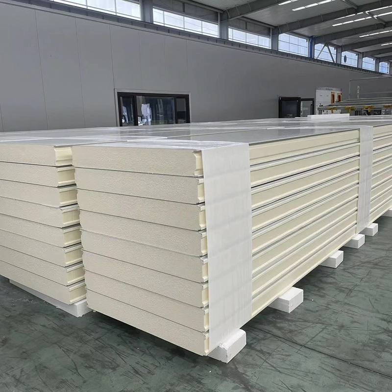 Factory Price 50/100/150mm Cold Room Polyurethane Insulation PU Sandwich Panels