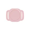 Caja rosa lisa estampada