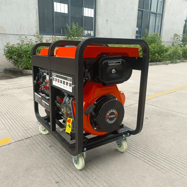 Hot Sale High Quality 7KW Open Diesel Generator ATS Power Backup System 220V/380V/230V/110V/240V Frequencies 60Hz/50Hz Wholesale