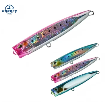 Cheery Swimbait Artificial Hard Bait Rotating Tail Popper Lure for Fishing Printed ABS Material – Soft Lure – view 2