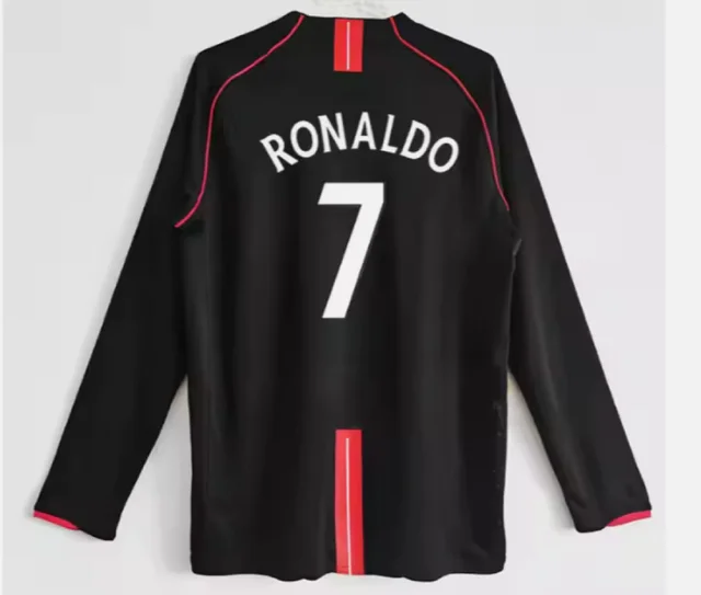 In stock Retro RONALDO Football Team Shirt classic 07 08 2007 2008 CR7 national original man design united soccer jersey Kit