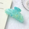 Green Hair Claw Clip