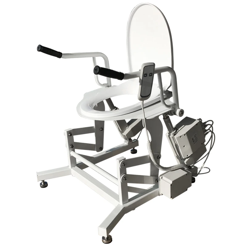 Electric Commode Chair Powered Elevating Automatic Toilet Seat Lift