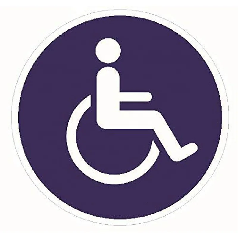 Handicap Accessibility Icon 2" Logo Disabled Parking Symbol Vinyl Decal Sticker 