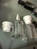 Transparent with white lid