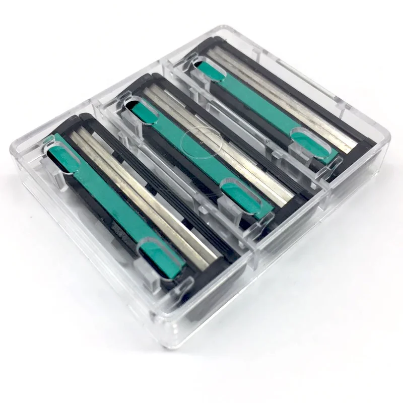 2 Blade Razor High Quality Changeable Razor Head Black Face Razors for Men Hot Sale  Shaving OEM