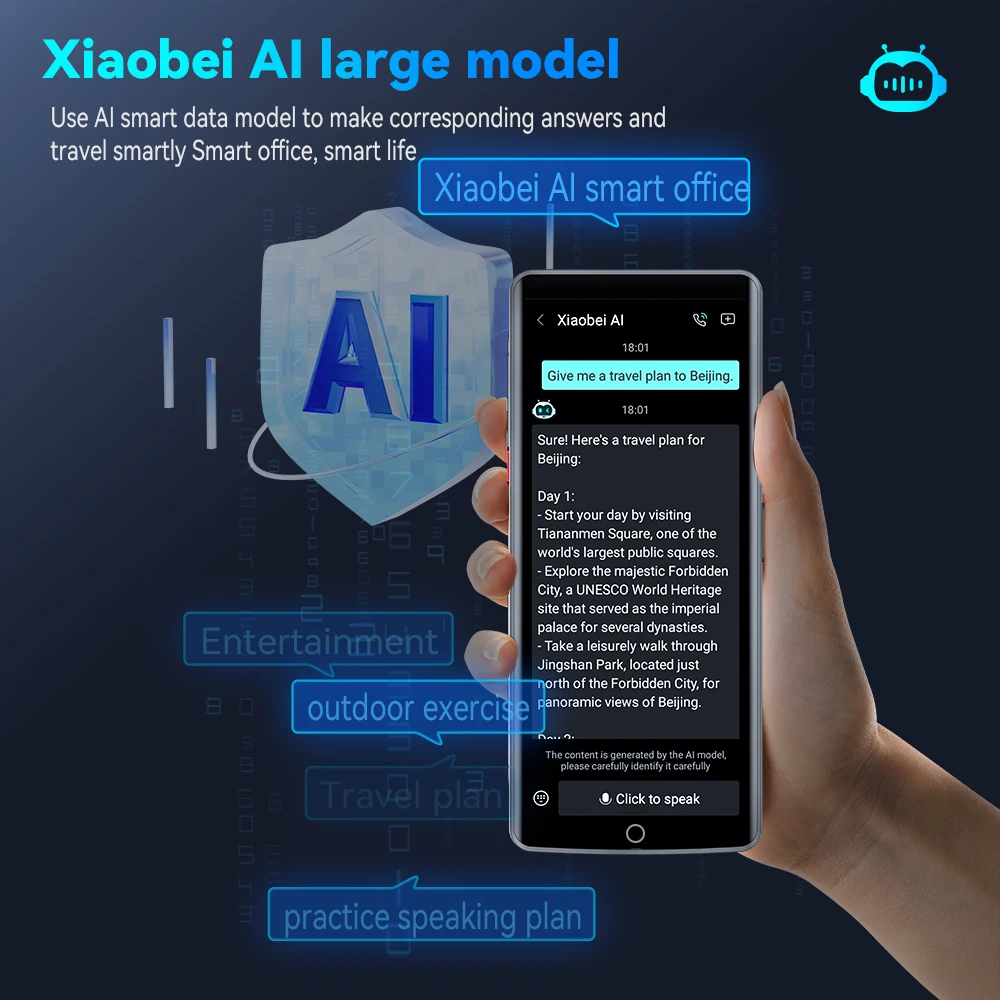 VORMOR A50 Smart Translator Device 4G AI Voice Real Time Language Translator Device Japanese Korean Translator