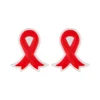 Ribbon silicone Focal bead Red SA219
