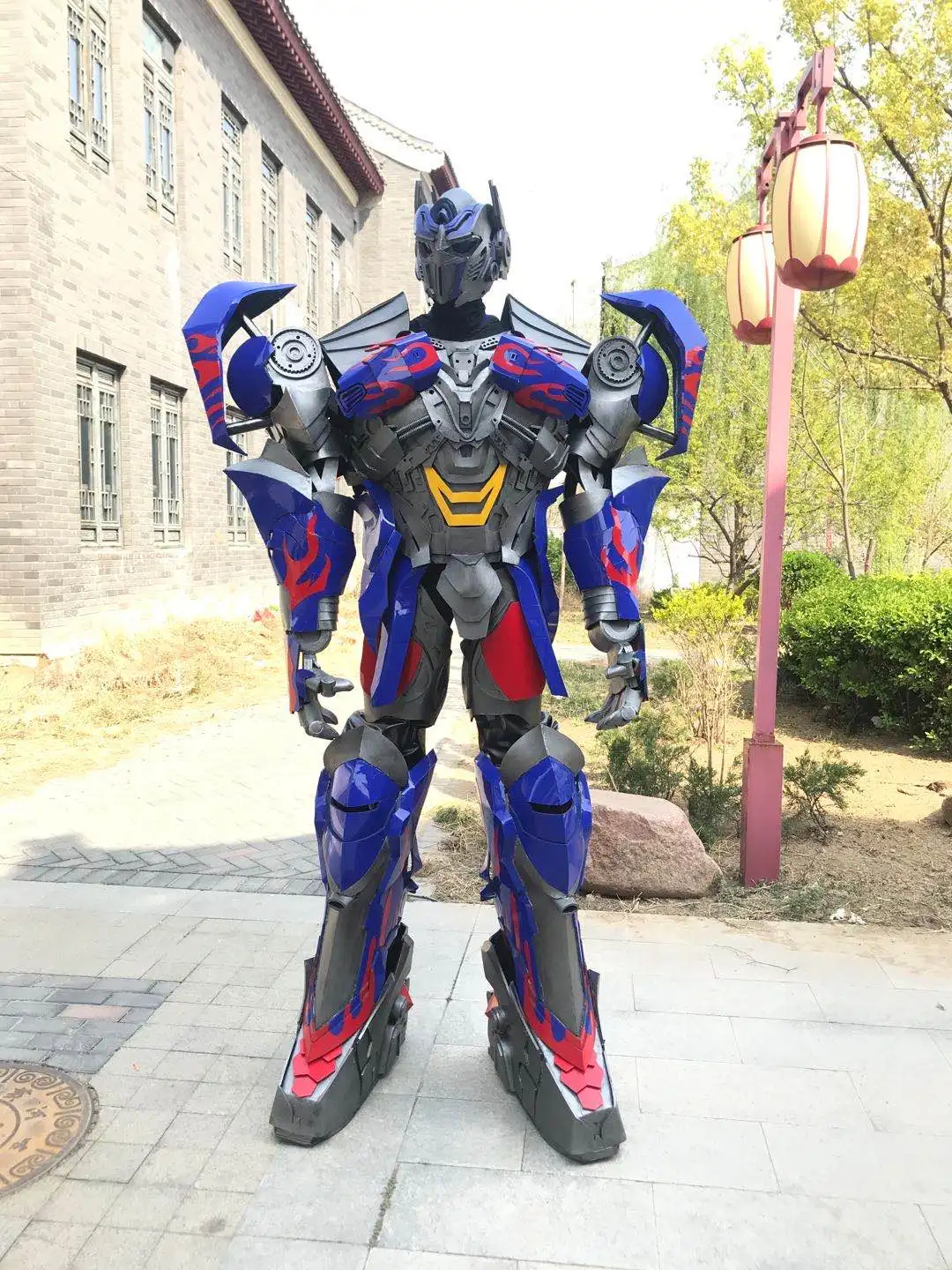 Fancy Realistic Intelligent Humanoid EVA Material Robot Costume