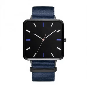 2019 Pardwin Square Crocodile Knit Strap Stainless Steel Water Resistant Quartz Watch