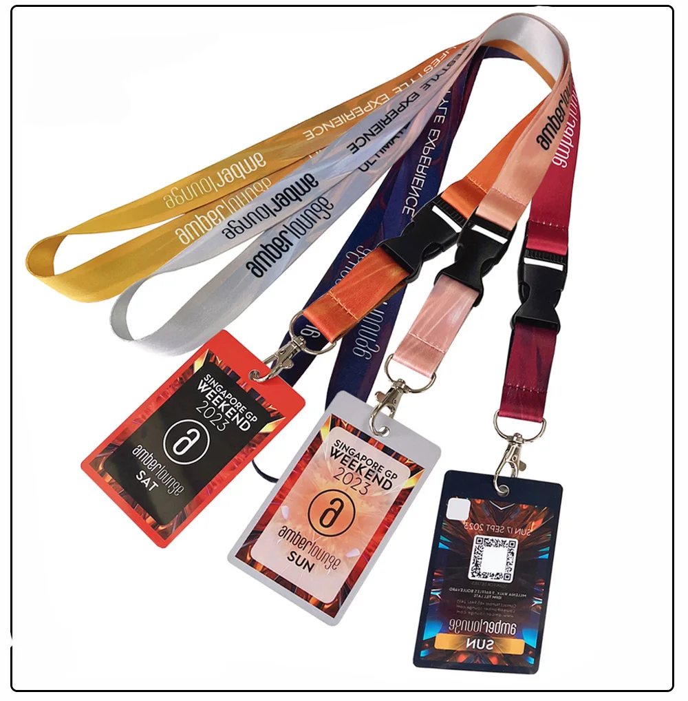 Custom Lanyards No Minimum Order Badge Reel Referee Neck Strap Blank ...