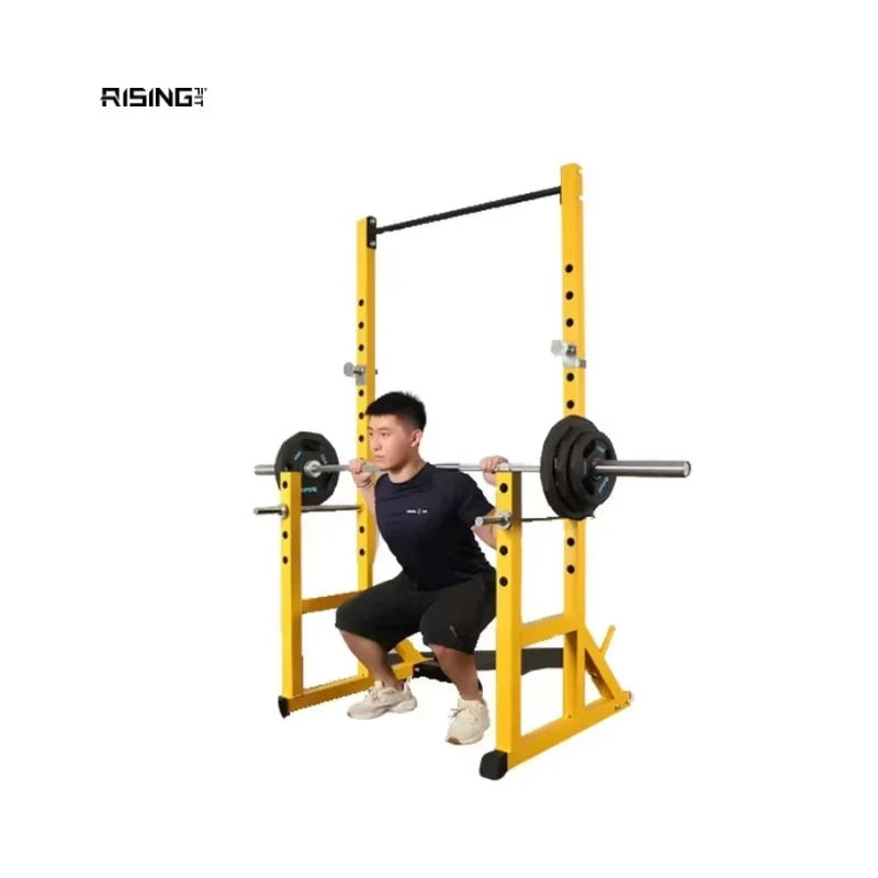 Rising Fitness Half Portable Squat Racks Metal Power Rack with