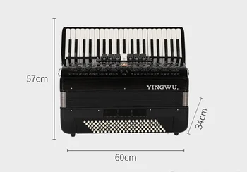 PARROT アコーディオン 鍵盤楽器 レッド 41鍵盤 120ベース PARROT