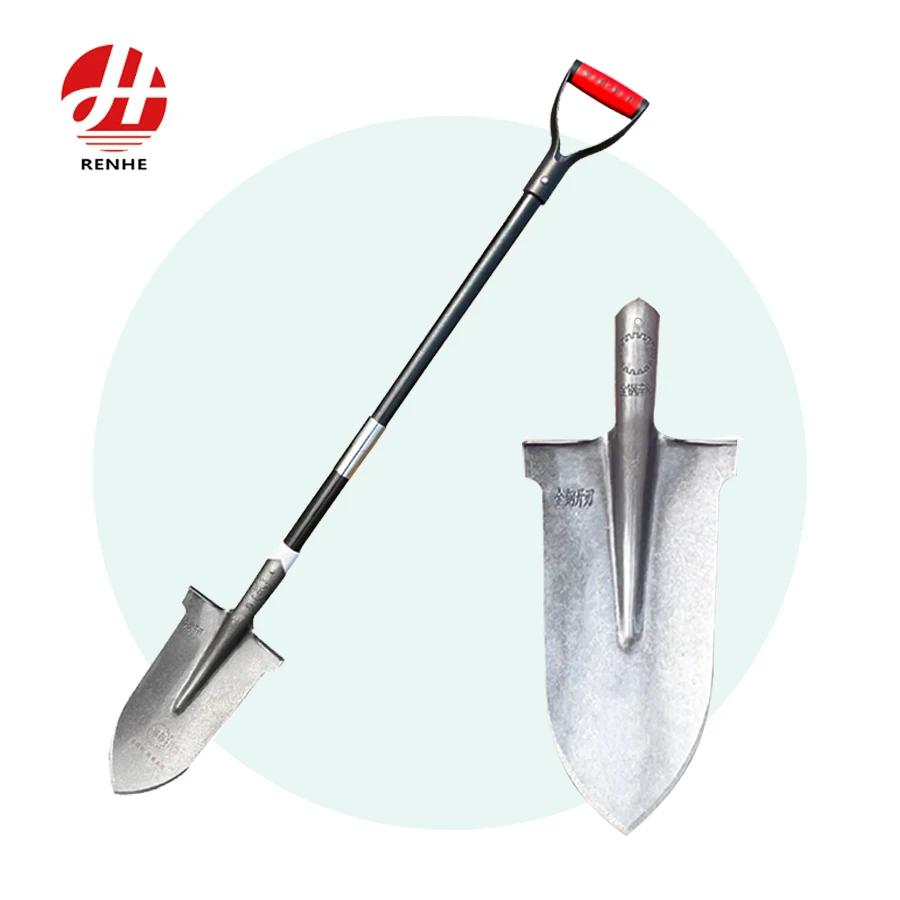 Wholesale Metal Digging Tools Farming Portable Industry Construction Steel Removable Spade  Garden Shovel