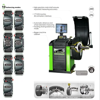 Équilibreuse de Roues Automatique 3D SEG-balancer