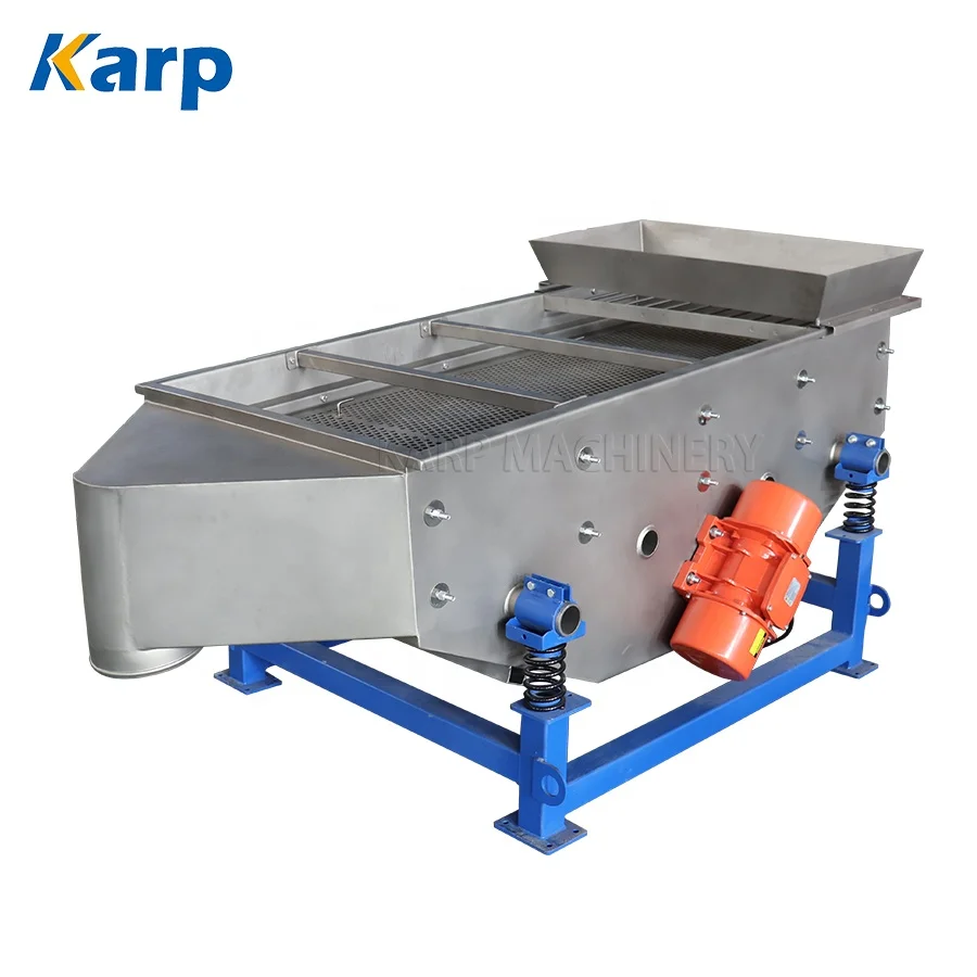 screening machine tobacco High Capacity Leaf Stem Sifting Screen Tobacco Leaves Rectangle Vibration  Sifter Machine