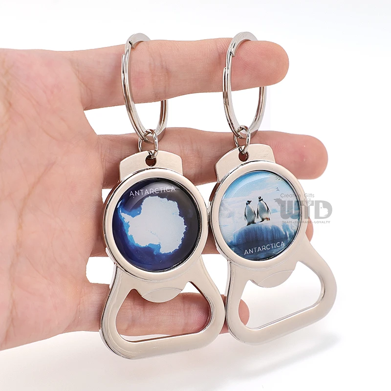 Chaveiro Metálico Personalizado com Abre-latas, Lembranças Promocionais, Presentes Corporativos, Chaveiros, Chaveiro de Esmalte Pintado 3D de Luxo