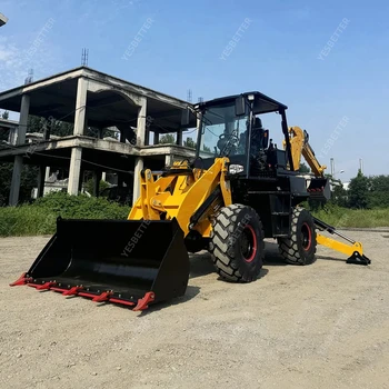 Retroexcavadora mini Backhoe Loader WZ45-16 4 wheel Drive New Backhoe loader 4x4 backhoe digger excavator loader for sale