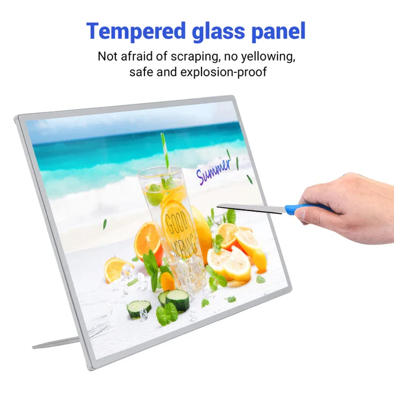 Алюминиевый профиль оснастки рамка меню рекламный светодиодный ультра тонкий световой короб на заказ с оснасткой