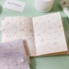Diario in pelle gialla