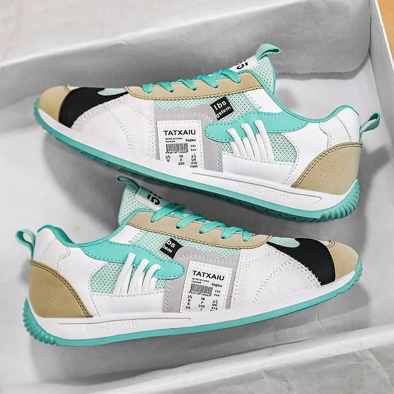 Summer permeable mesh surface soft soled daddy shoes men's fashion with students leisure sports