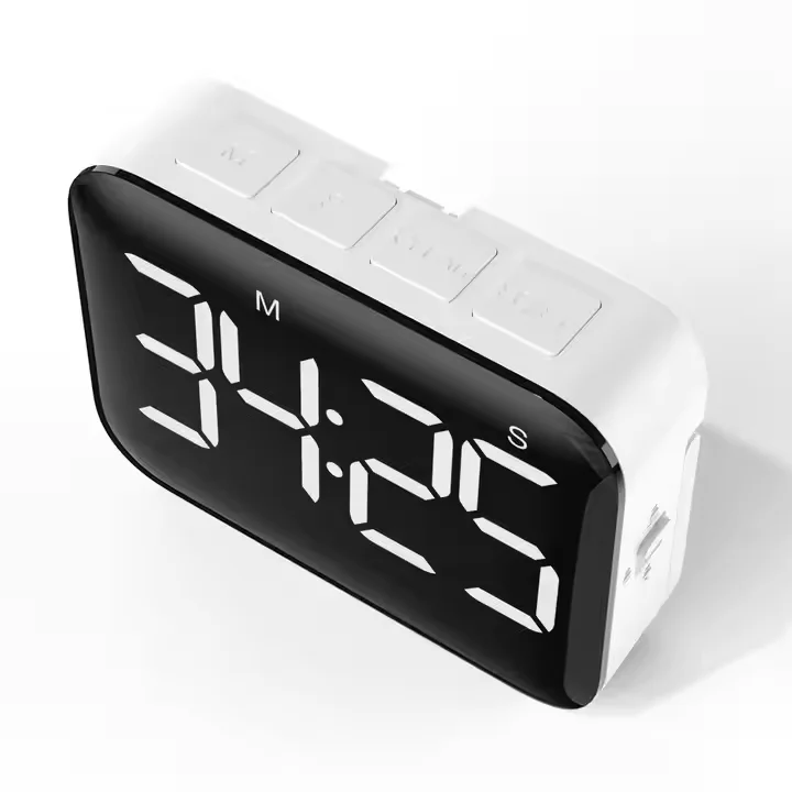 Kitchen Baking Countdown Reminder Student Study High School Exam Digital Silent Timer