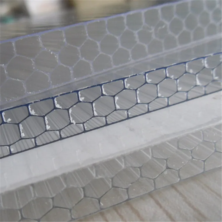 Colored Multiwall Honeycomb Polycarbonate Sheet for Sale