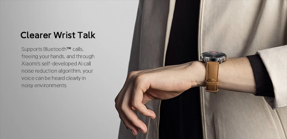 New Mi Watch S1 Pro Smart Watch 1.47'' AMOLED Screen Blood Oxygen Monitor Hear Rate Measure Smartwatch 14 Days Battery Life GPS