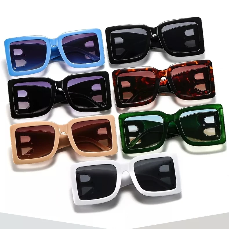 Square Rhinestone Women's Sunglasses Wholesale RH-7082