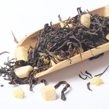 Flavored Black Tea Drink Organic Coconut Pineapple Chinese Black Tea