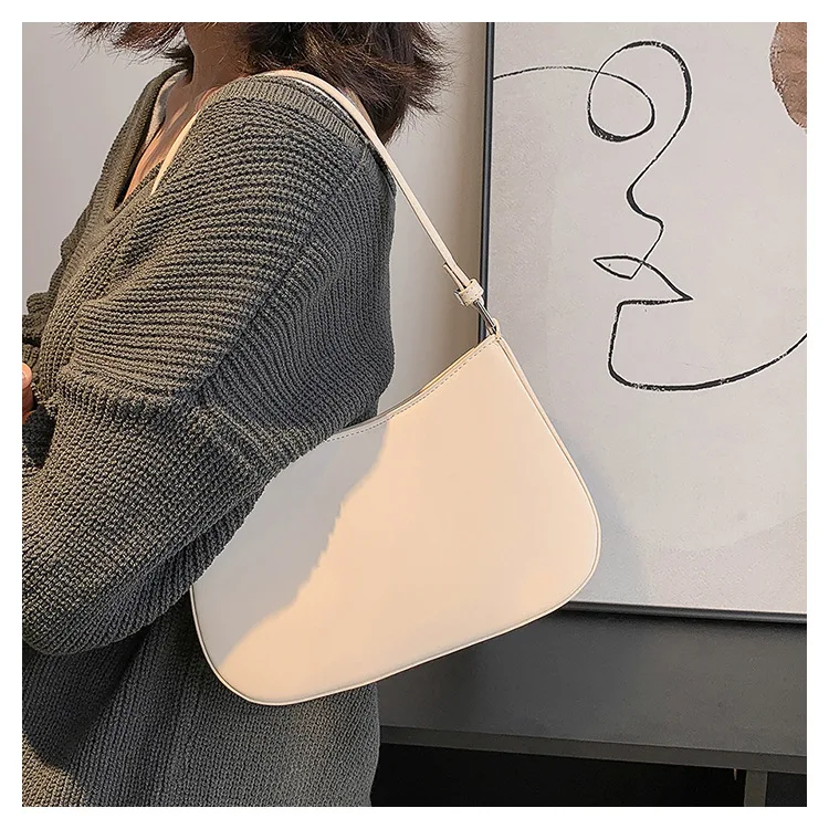 New 2024 Trendy Fashion Small Square Underarm Bag Solid Color Cute   H52cf176563464633a32b0587ab87562d8 