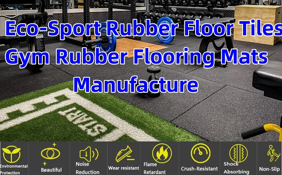 Nontoxic Rubber Floor Mats for Gym - Durable & Safe