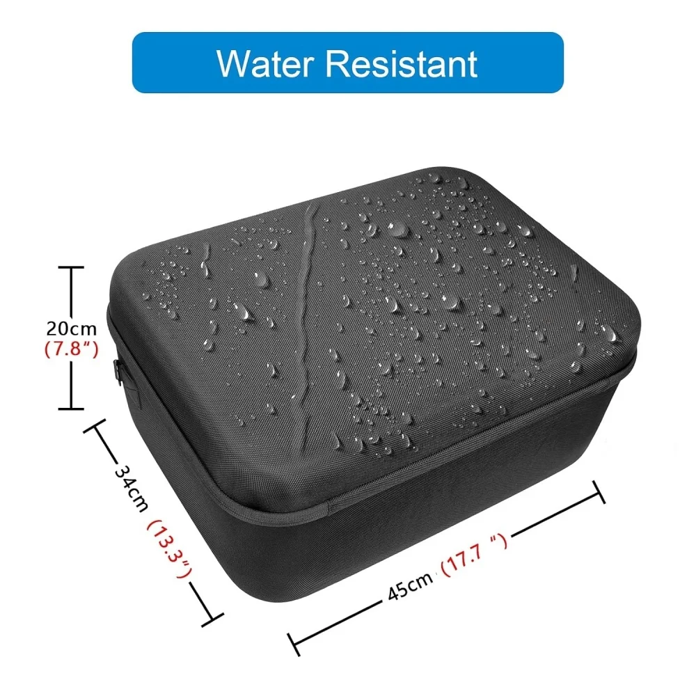 product hard eva case for ps5 gaming console and other accessories waterproof  portable laudtec-7