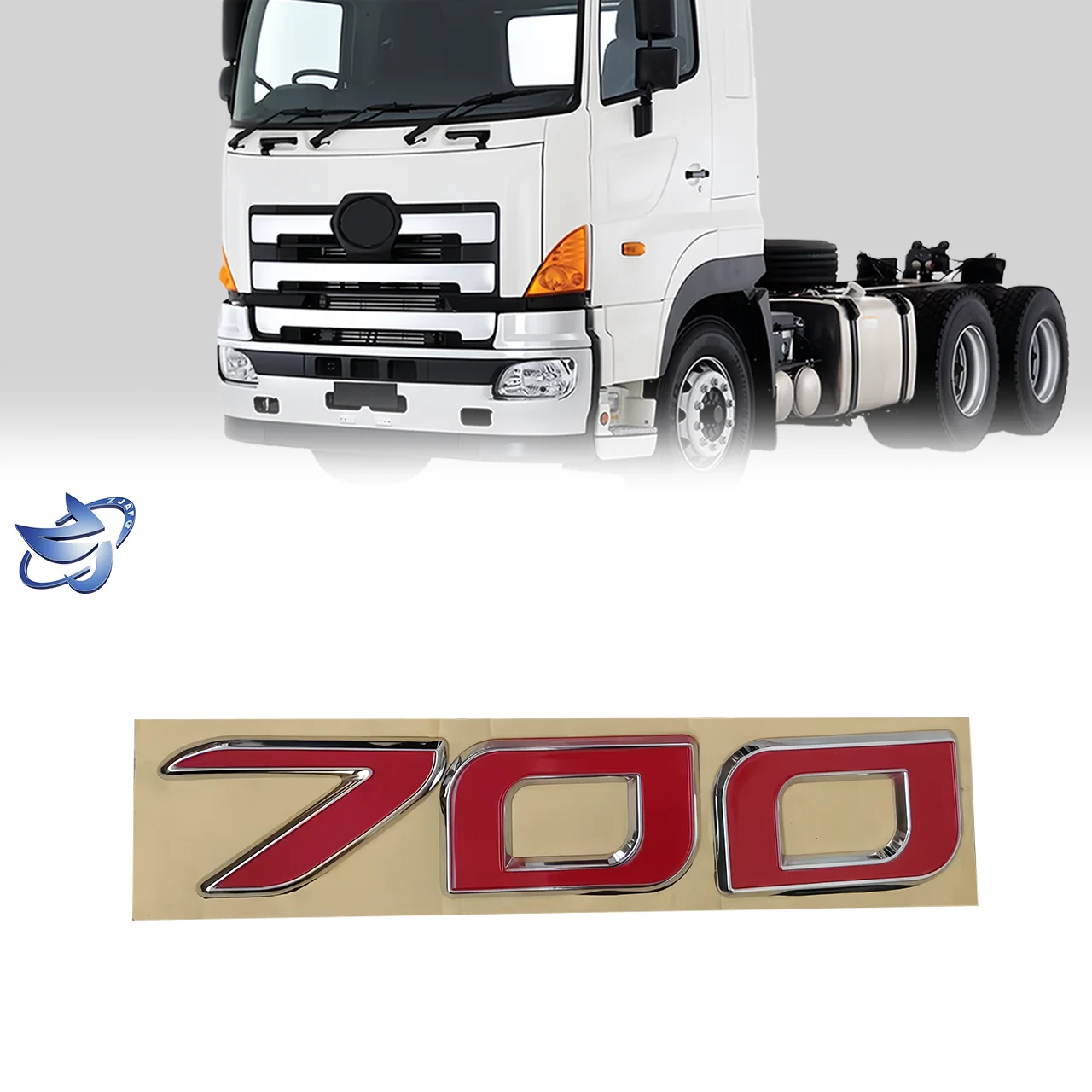 ZHIJING Japanese Chrome Logo Hino 700 Truck Parts OEM