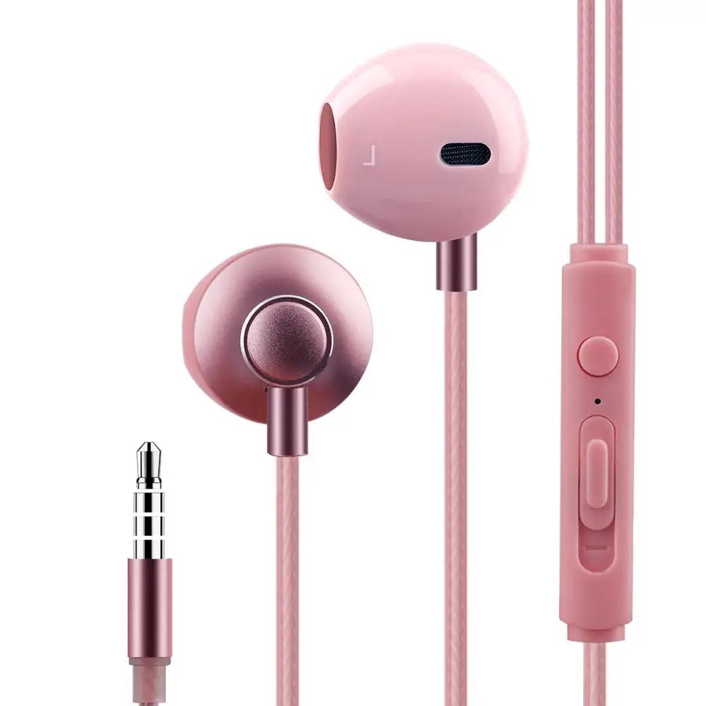 Металлические наушники-вкладыши 3 5 мм свободные руки проводные