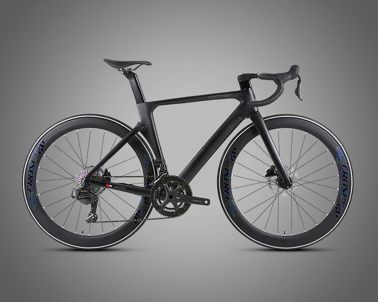 新しいスタイルのR12Pro自転車カーボンフレームカーボンホイールロード