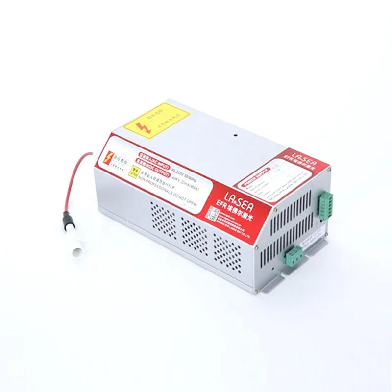 EFR 100 Watt Co2 Laser Tube Power Supply With Display Support 2 Heads 4 Heads